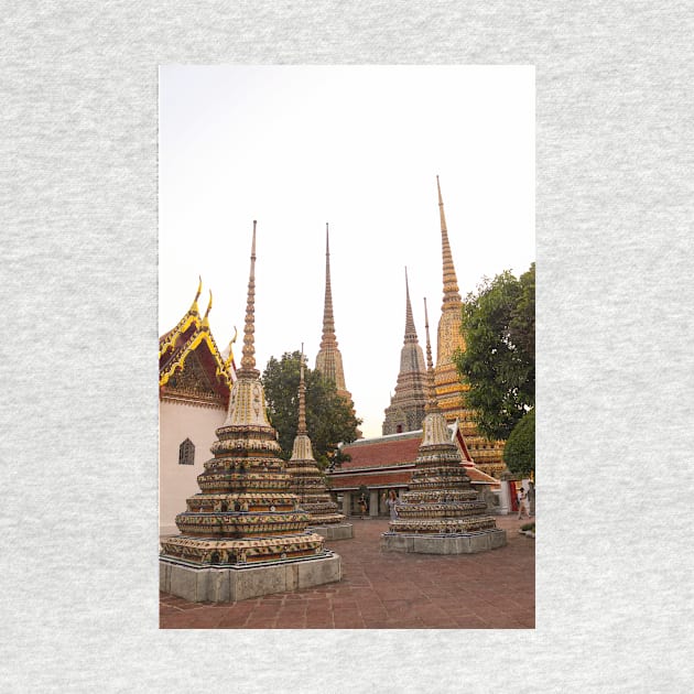 Stupa fifth group at Phra Chedi Rai in Wat Pho by kall3bu